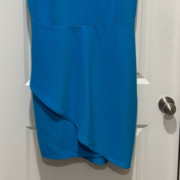 Adelyn Rae (Nordstrom) Blue Sleeveless Dress Asymmetrical Hem XL - Picture 9 of 9